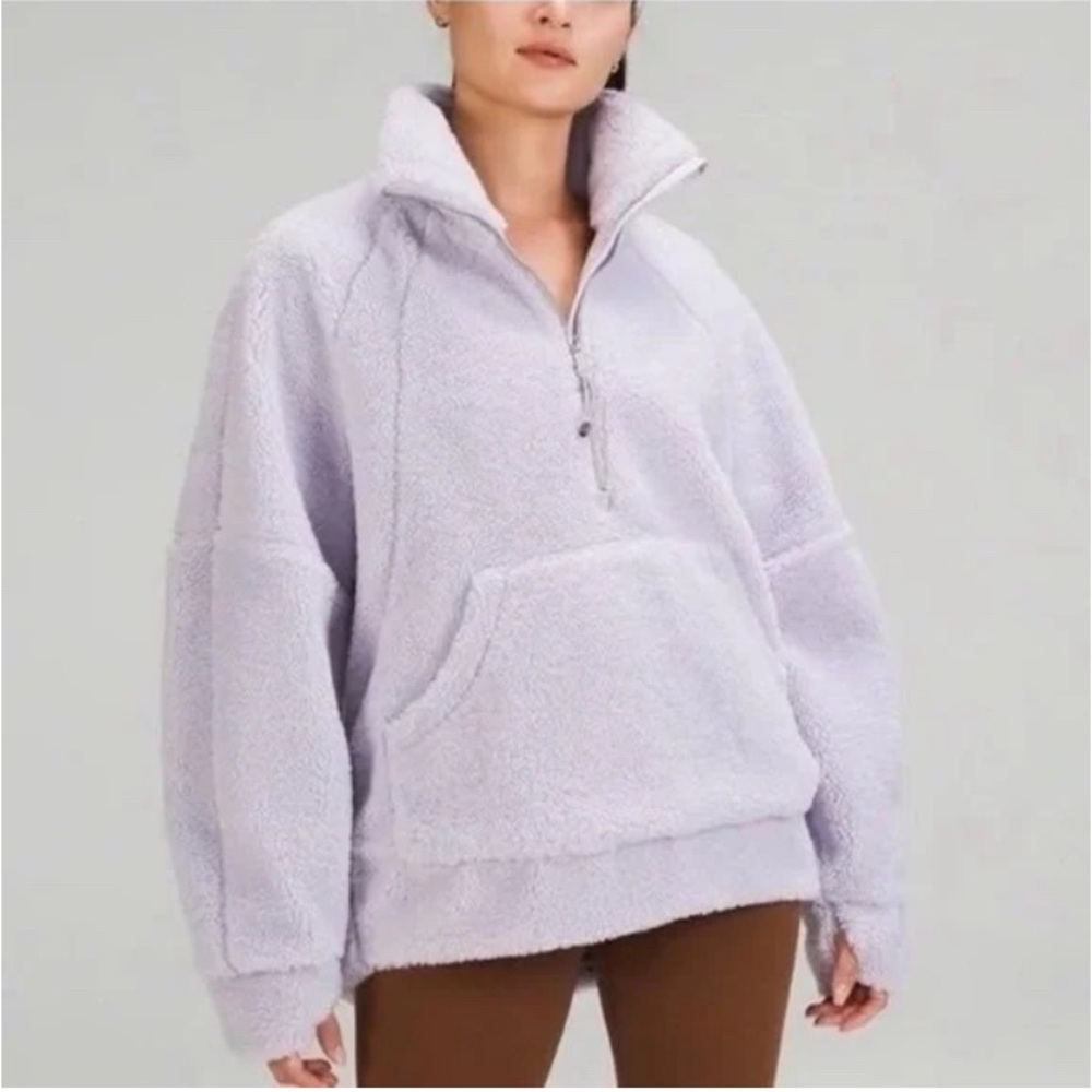 Lululemon Scuba Oversized Fleece Funnel Neck Half Zip XS/S